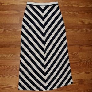 *SOLD* LOFT Chevron Maxi Skirt